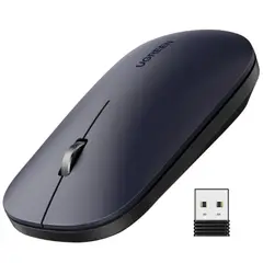 UGREEN - Mouse Inalambrico Ultra-Slim Gris Oscuro Mu001