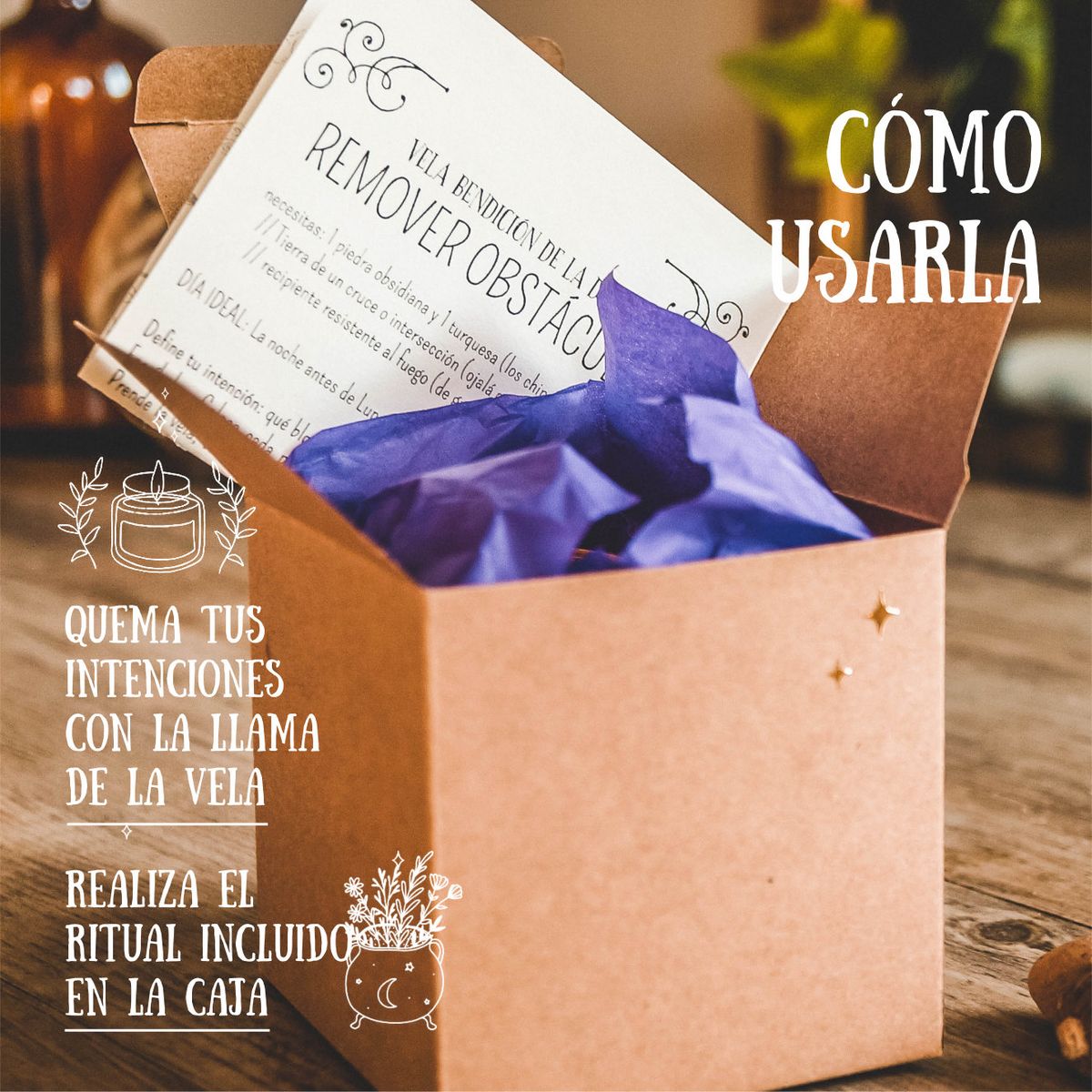 HEALING MAGICK - Bendición de la Diosa Vela Aromática Rituales Abre caminos y Buena Suerte