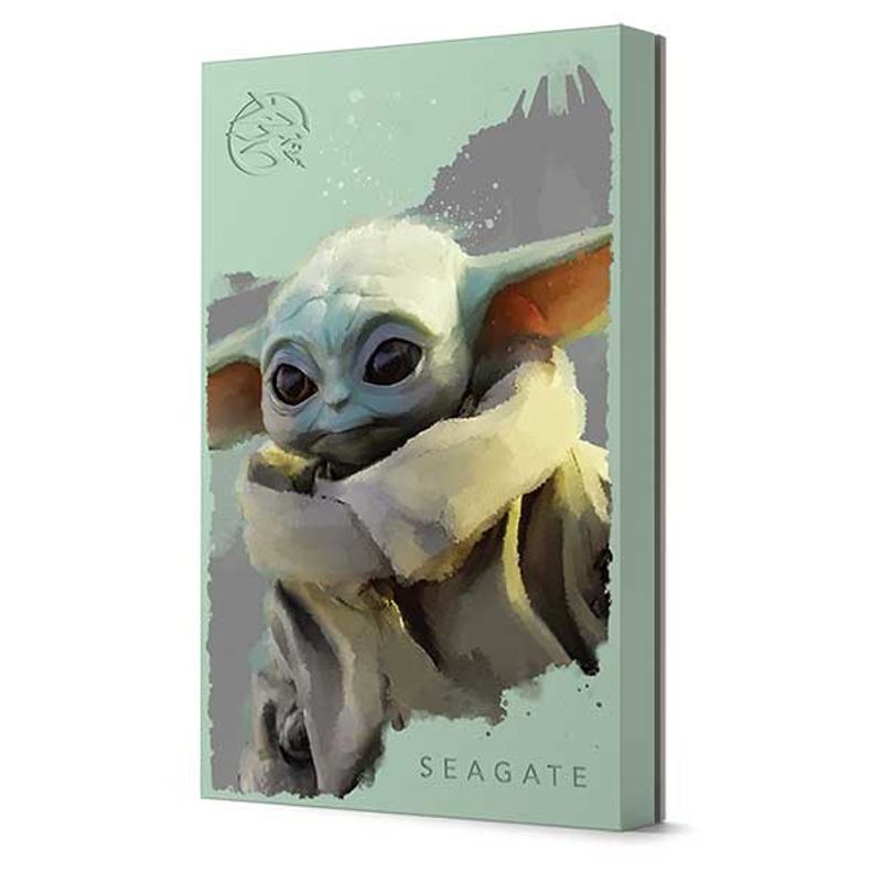 SEAGATE - Disco Duro Externo Seagate FireCuda 2TB Star Wars Grogu RGB