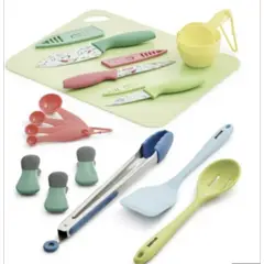 GENERICO - Cuchillos de Cocina y utensilios 23 piezas