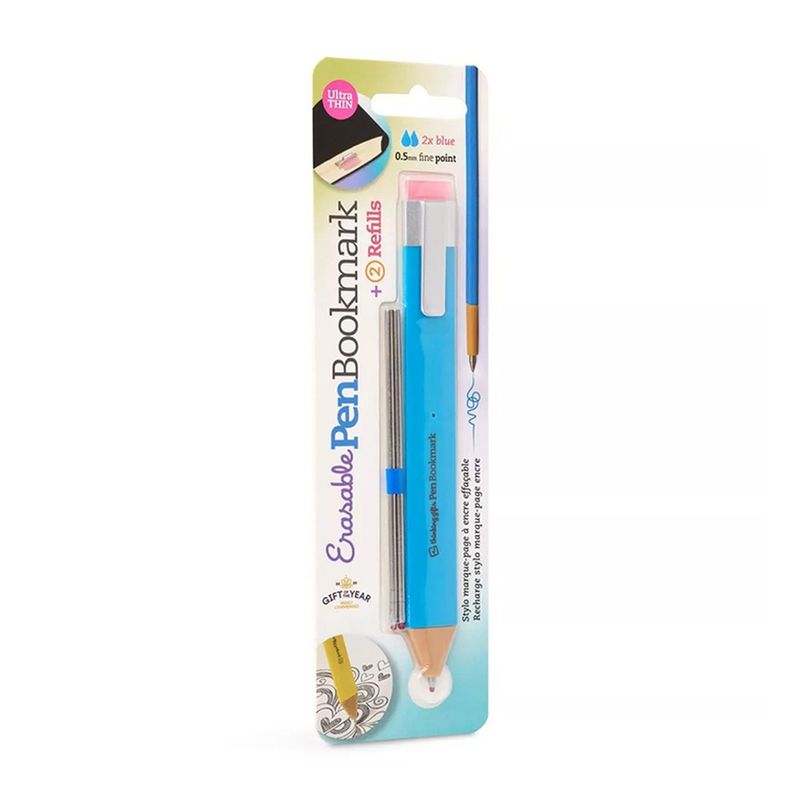ANTARTICA LIBROS - Pen Bookmark Blue With Refills
