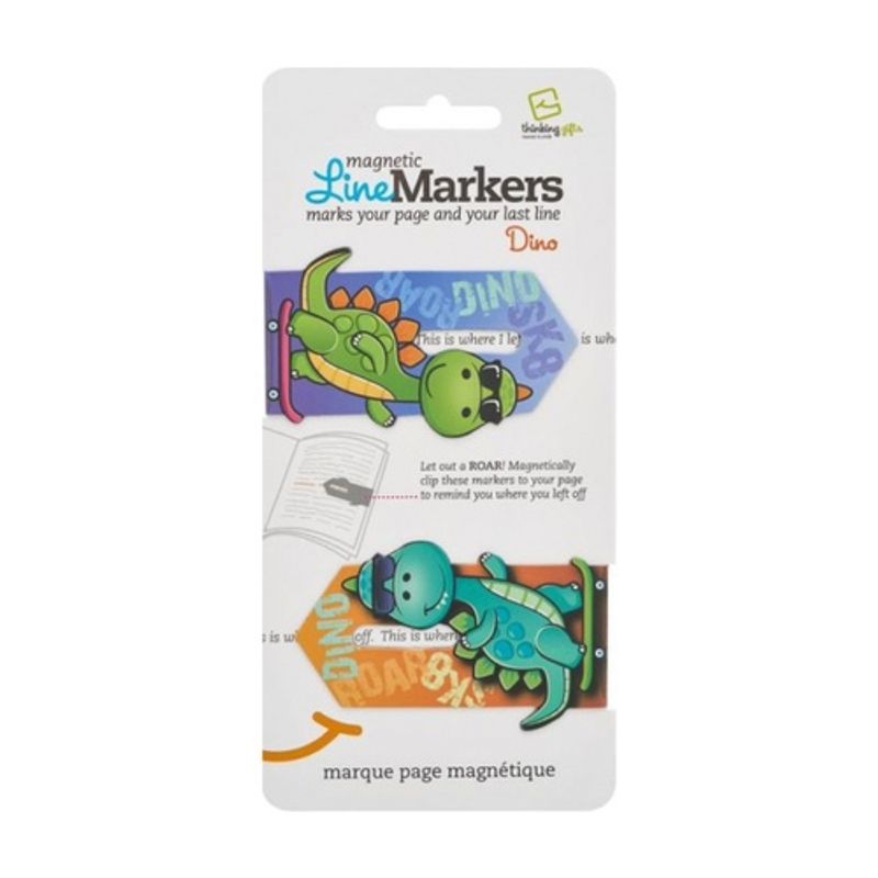 ANTARTICA LIBROS - Linemarkers Dinosaurio
