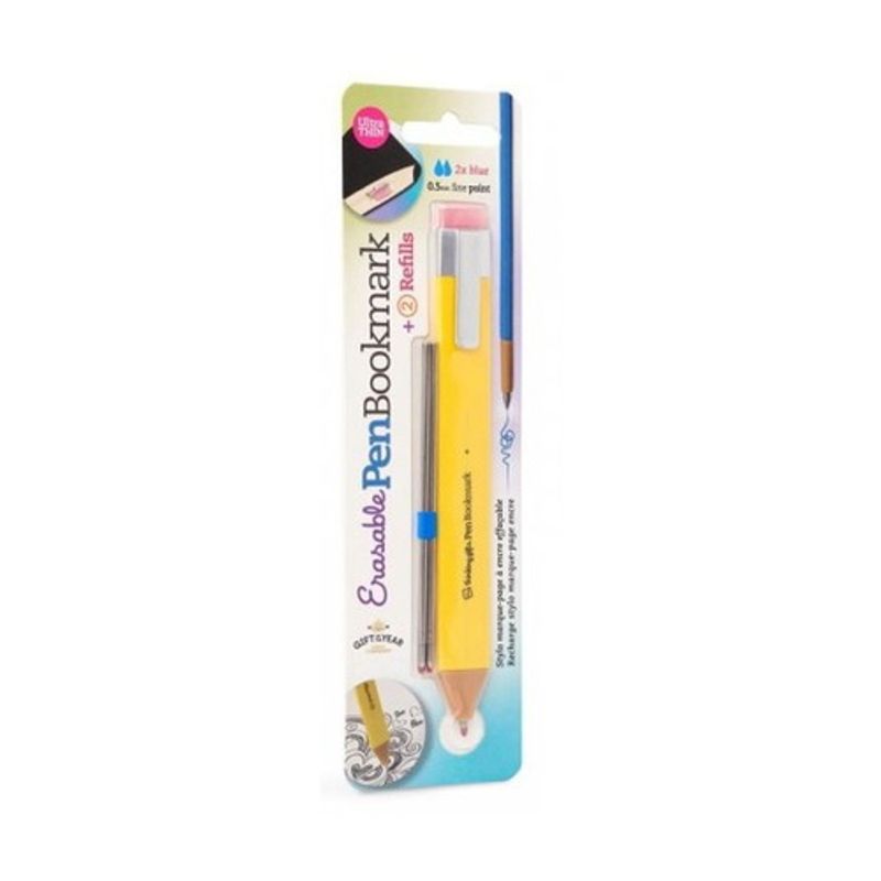 ANTARTICA LIBROS - Pen Bookmark Yellow With Refills