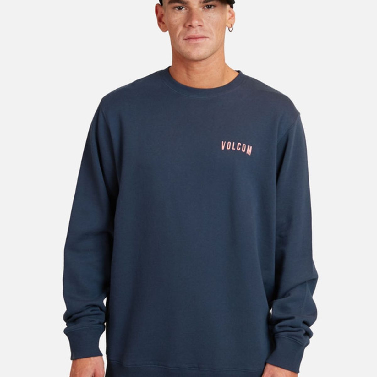 VOLCOM - Poleron Crew True To This  Azul marino Hombre.