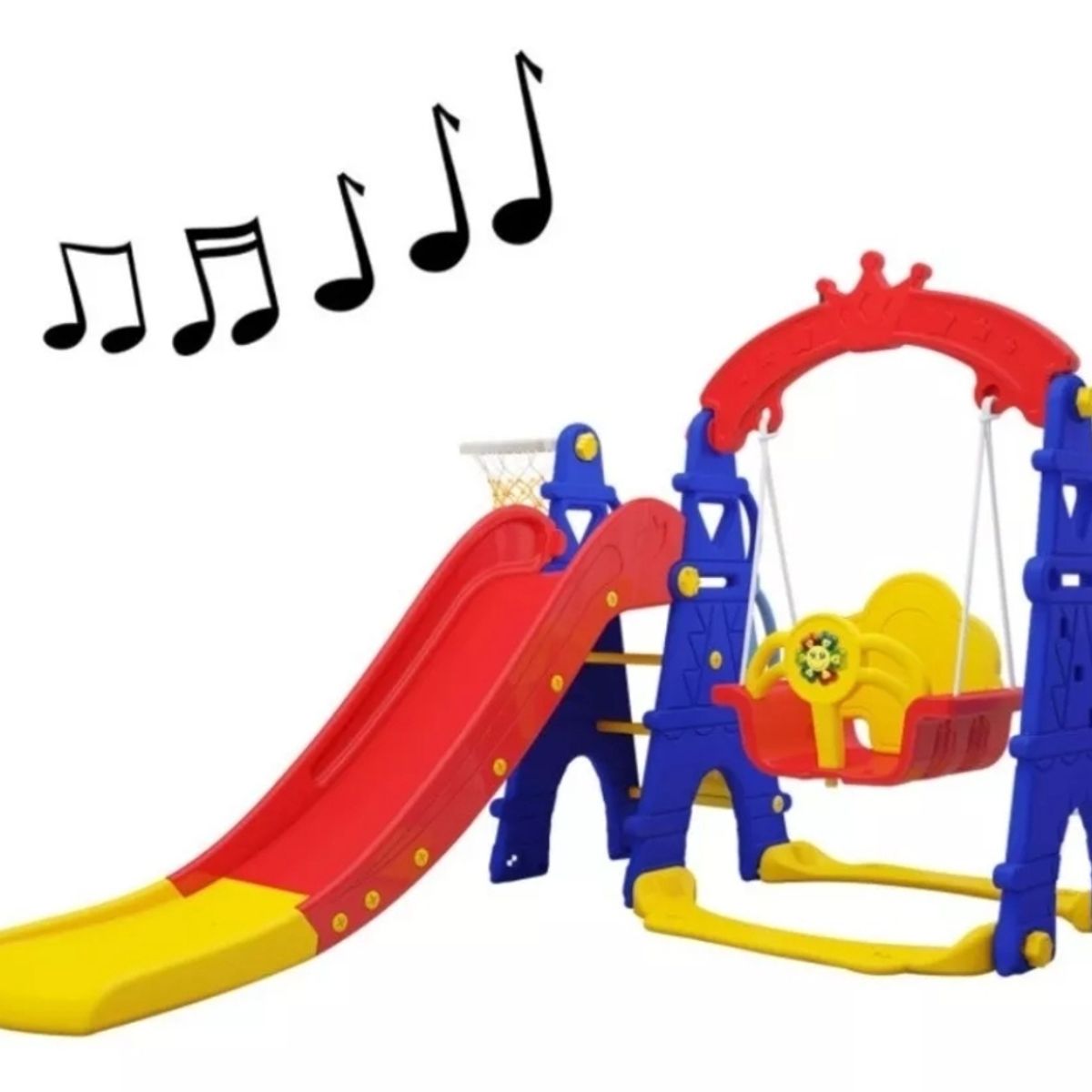 GENERICO - COLUMPIO RESBALIN  ARO DE BASKET TRICOLOR