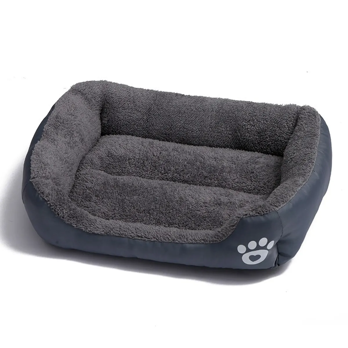 MASCO TODO - Cama Ultrasuave para mascotas Gris Talla M