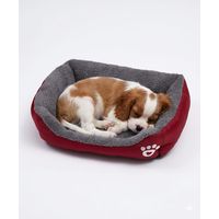 Cama Ultrasuave para mascotas Color Rojo Talla L