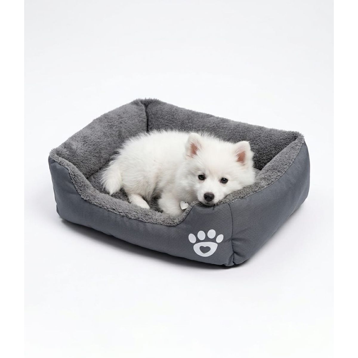 MASCO TODO - Cama Ultrasuave para mascotas Color Gris Talla L