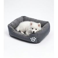 Cama Ultrasuave para mascotas Color Gris Talla L