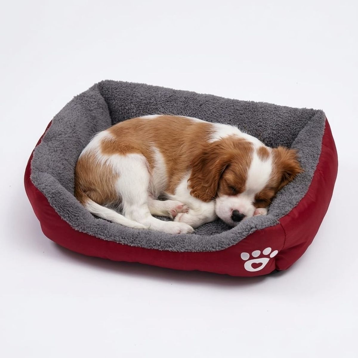 MASCO TODO - Cama Ultrasuave para mascotas Color Rojo Talla XL