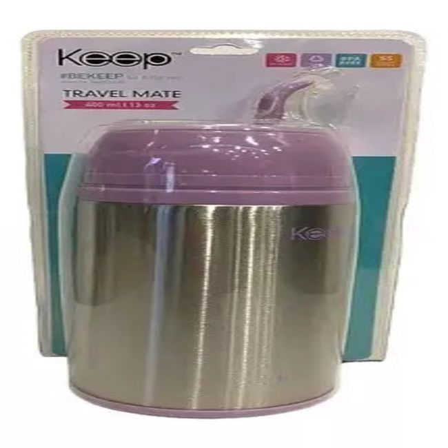 KEEP - MATERO TERMO KEEP (MATE) AUTOCEBABLE, PRACTIMATE 400CC COLOR LILA