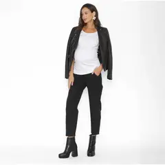 NALA - Jeans Maternal Julia Negro Maternity