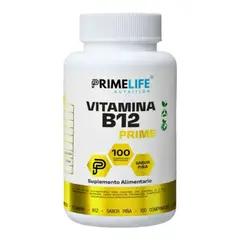 GENERICO - VITAMINA B12 PRIME 100 COMPRIMIDOS – PRIMELIFE
