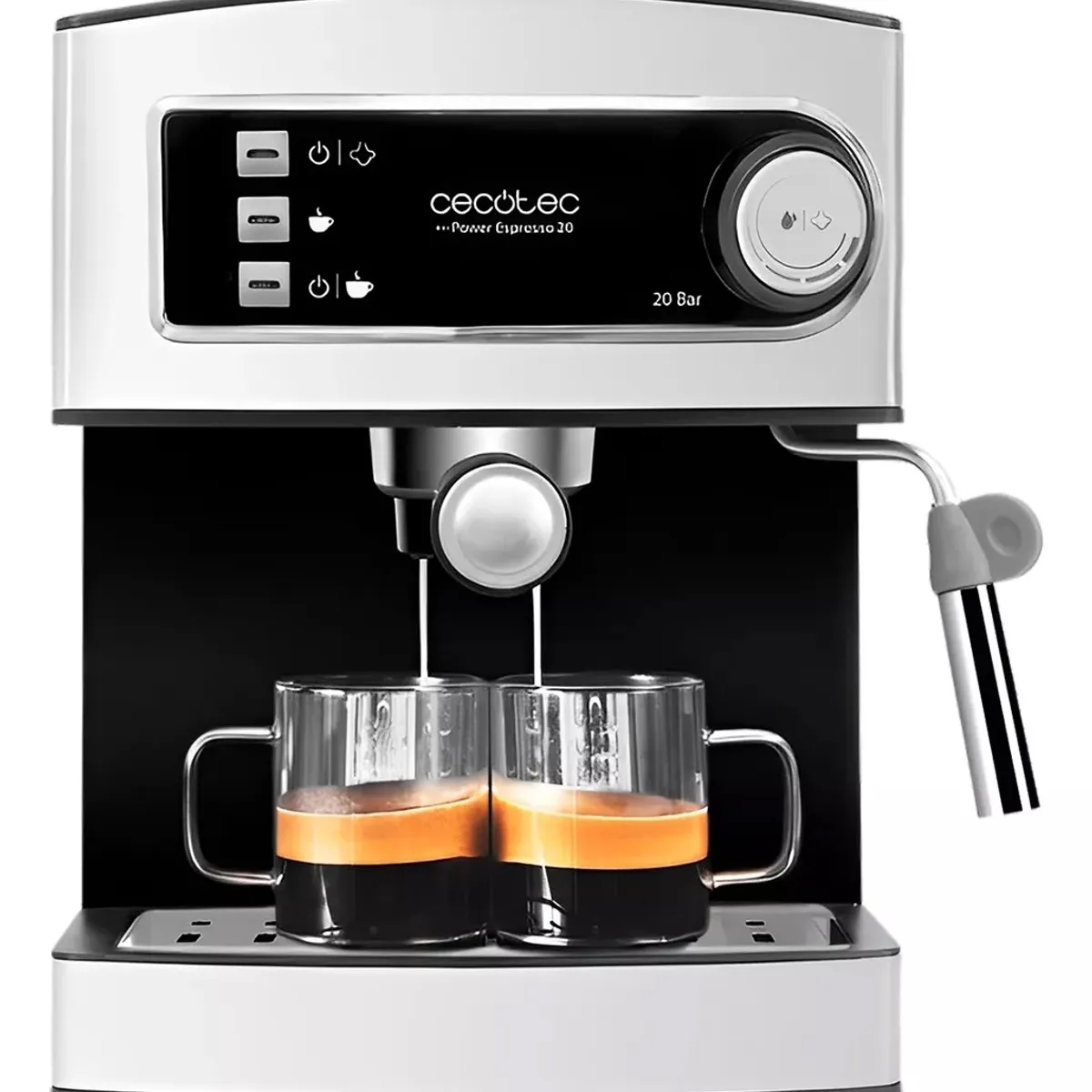 CECOTEC - Cafetera Cecotec Power Espresso 20 Inox Expreso