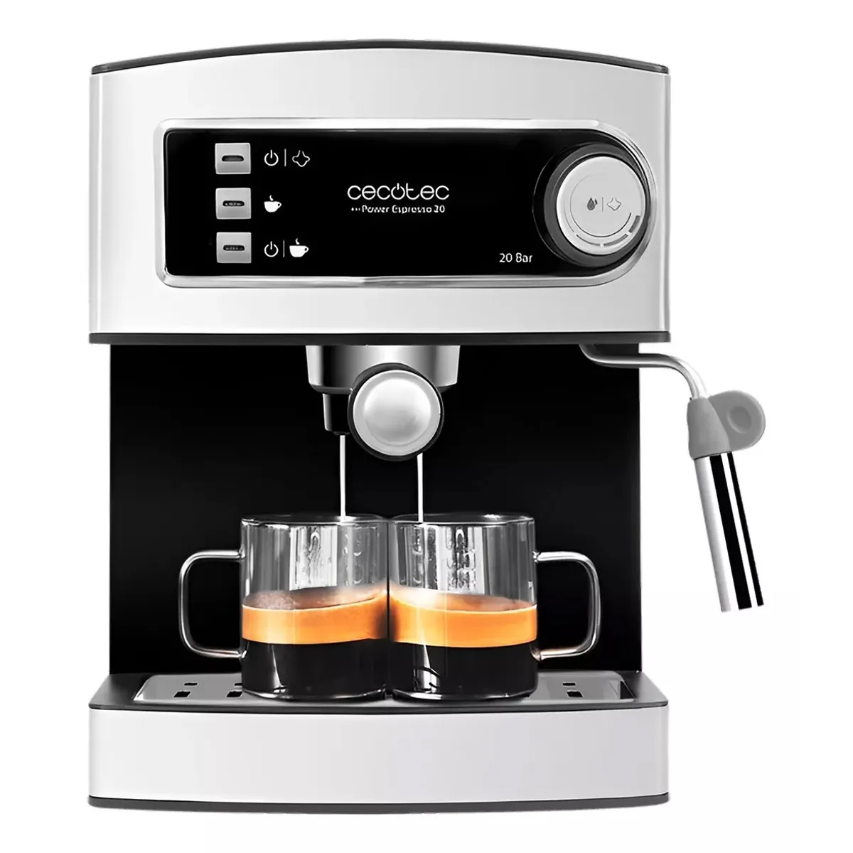 CECOTEC - Cafetera Cecotec Power Espresso 20 Inox Expreso