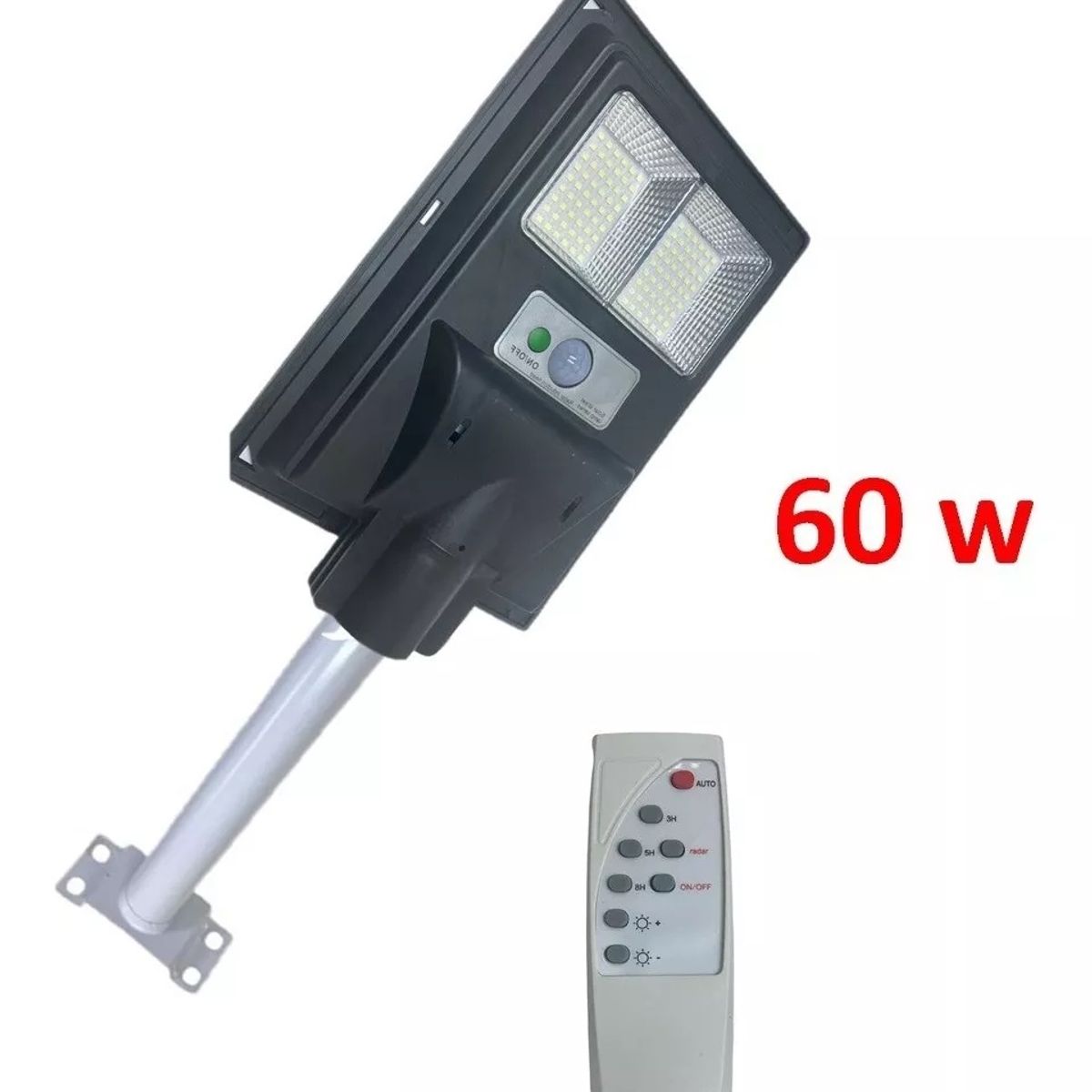 GENERICO - Foco Solar 60w Foco Solar Exterior Foco Solar Led Luz Solar