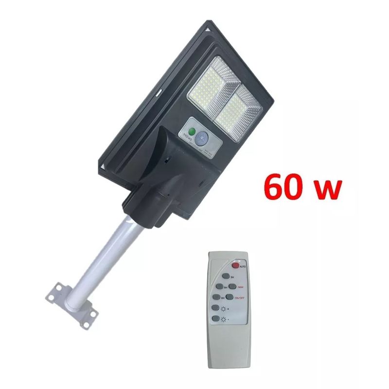 GENERICO - Foco Solar 60w Foco Solar Exterior Foco Solar Led Luz Solar