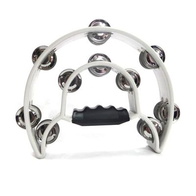 Imagen 2 del producto PANDERO MEDIA LUNA DOBLE BLANCO RMX.