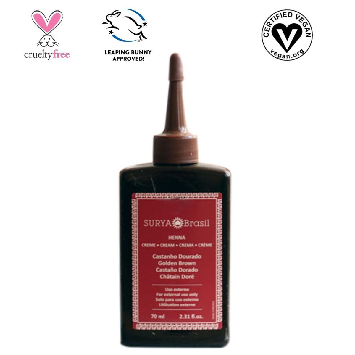 SURYA BRASIL - Henna crema cobre y tratamiento Fijación Color