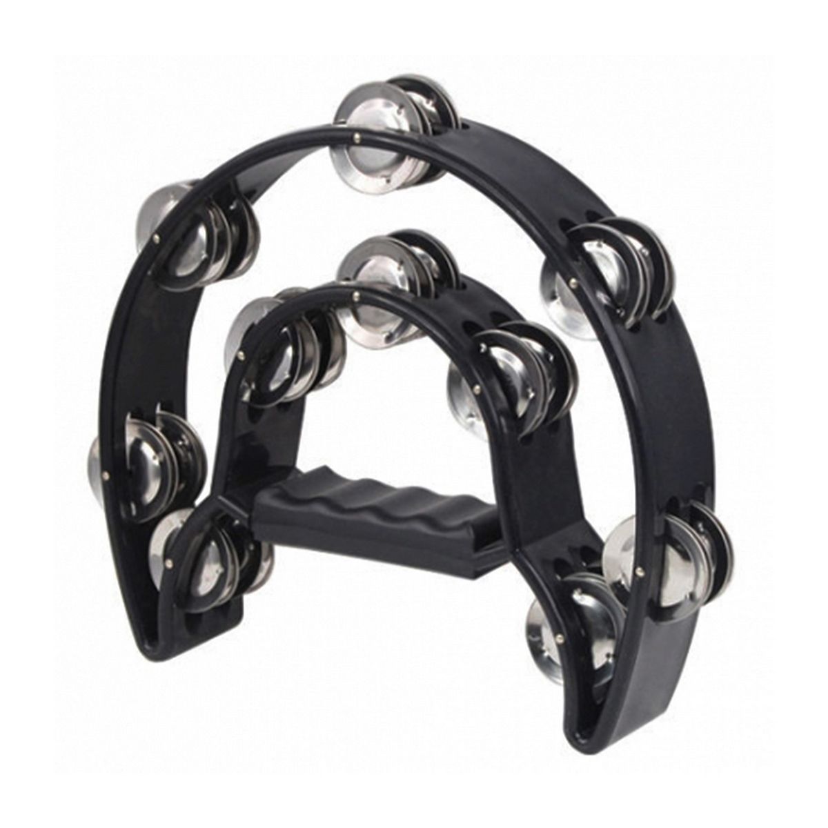 RMX - PANDERO MEDIA LUNA DOBLE NEGRO RMX