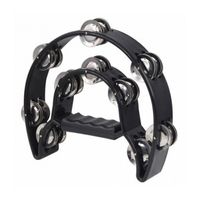 PANDERO MEDIA LUNA DOBLE NEGRO