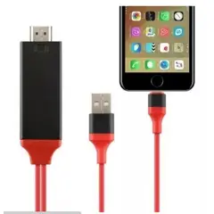 GENERICO - Cable Adaptador Hdmi Usb Lightning Compatible Con iPhone