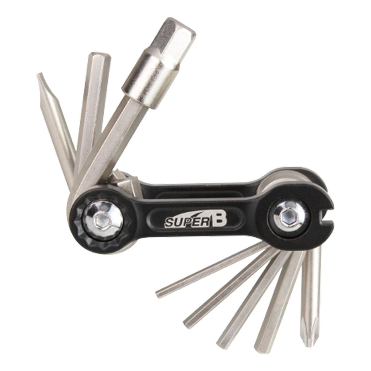 SUPER B - Herramienta Bicicleta Plegable Super B 10 En 1 Rojo