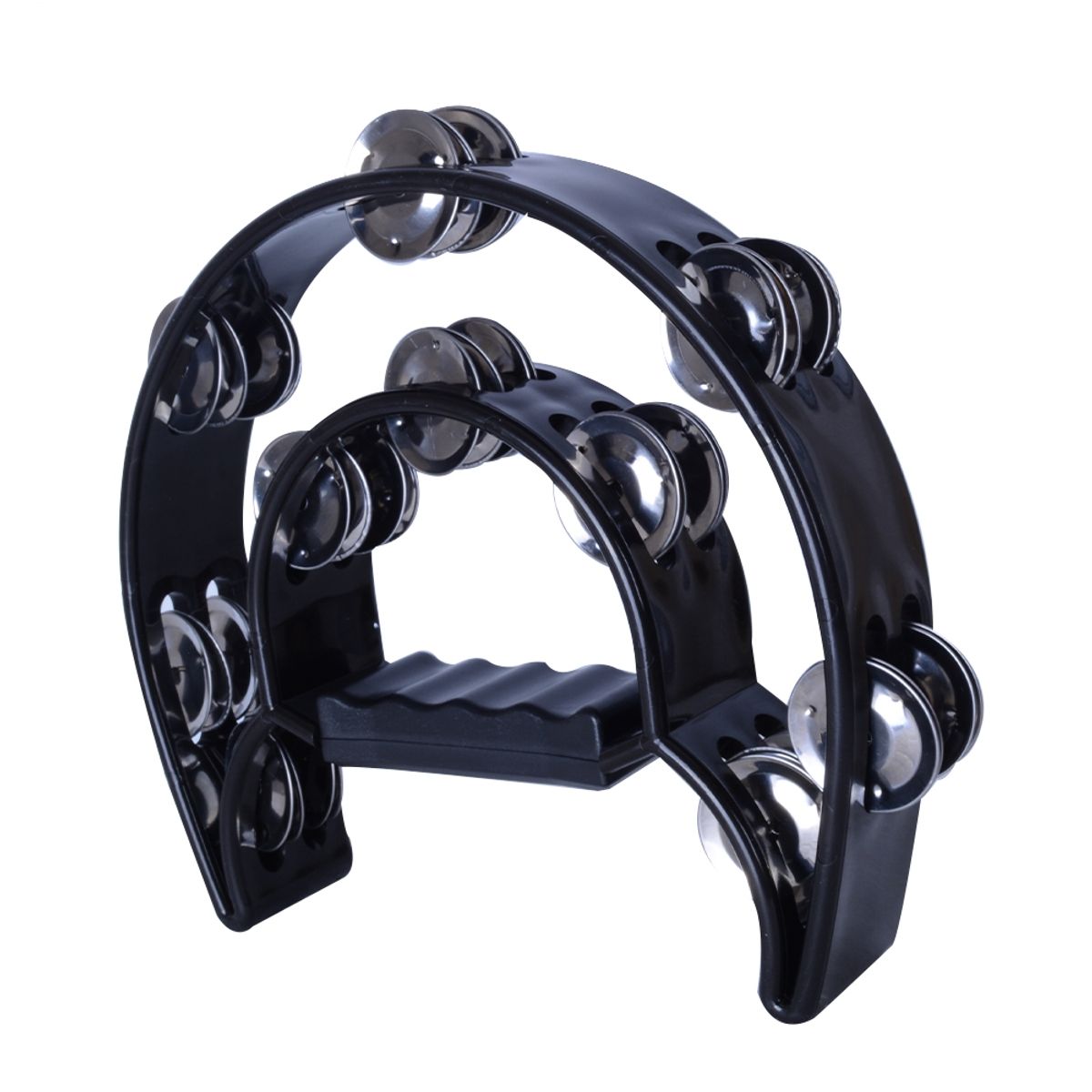 SCORPION - PANDERO MEDIA LUNA DOBLE NEGRO SCORPION.