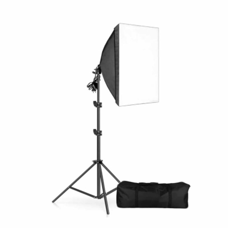 GENERICO - Softbox Trípode Caja De Luz 50x70cm. Fotografía De Estudio