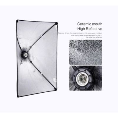 Imagen 2 del producto Softbox Trípode Caja De Luz 50x70cm. Fotografía De Estudio