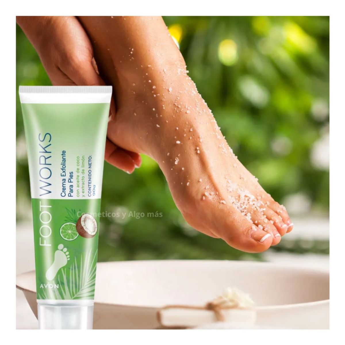 GENERICO - Crema Exfoliante Para Pies con Coco Y Limón