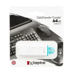 KINGSTON - DTX/64GB PENDRIVE EXODIA 3.2 -64GB BLANCO