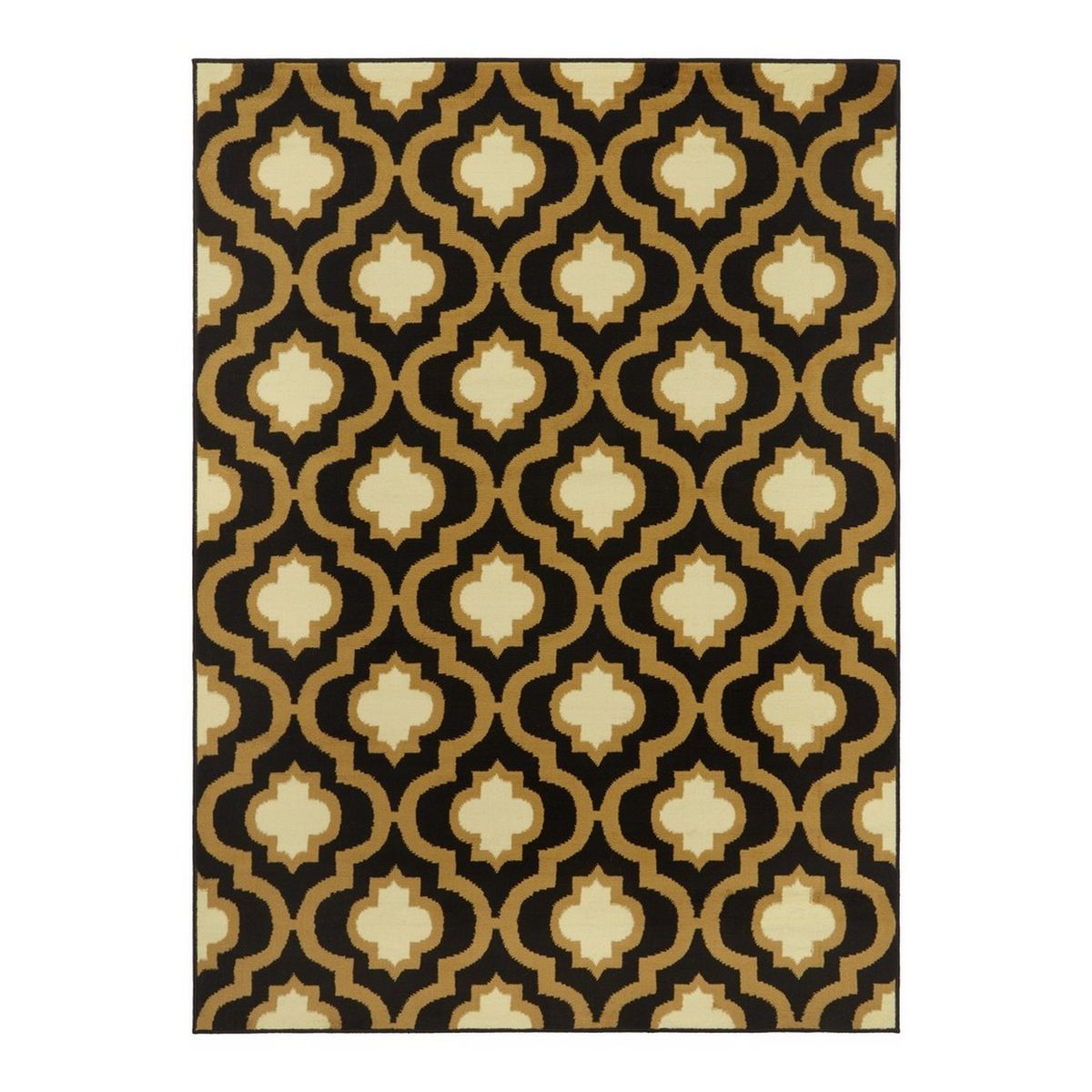 MODA ALFOMBRAS - Alfombra Kashan King Negra 244 X 305 Cm