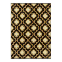 Alfombra Kashan King Negra 244 X 305 Cm