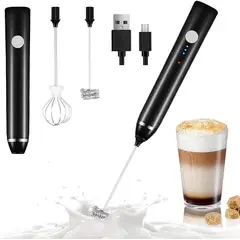 SHOP EHOME BAG - Batidor Manual De Leche para Espuma Café Revolvedor Recargable Usb