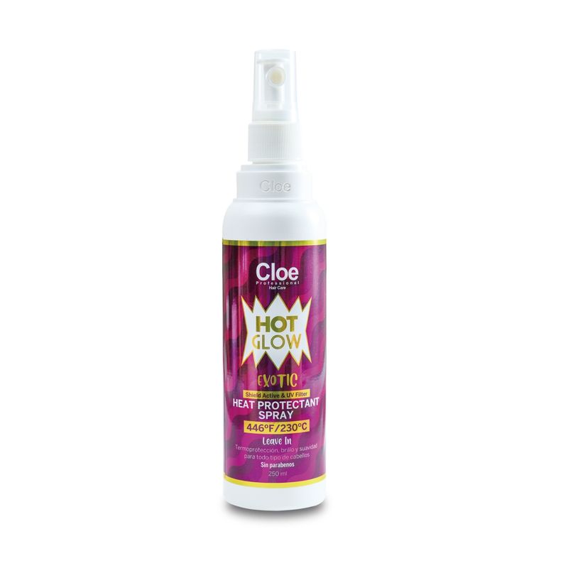 CLOE - Protector Térmico Hot Glow Exotic Sin Parabenos 250 ML Cloe.