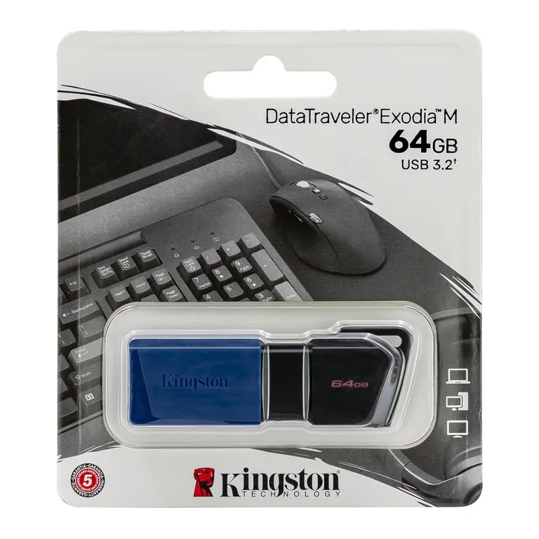 Pendrive Usb 3.2 64gb Exodia M Dtxm Color Azul