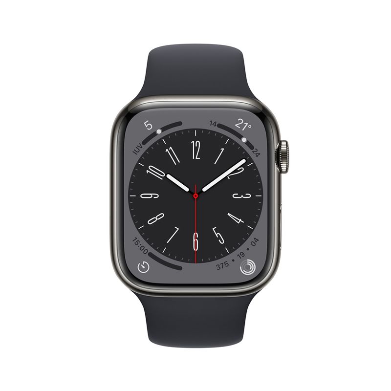 APPLE - Apple Watch S8 GPS+Cellular, 45mm Aluminium case medianoche