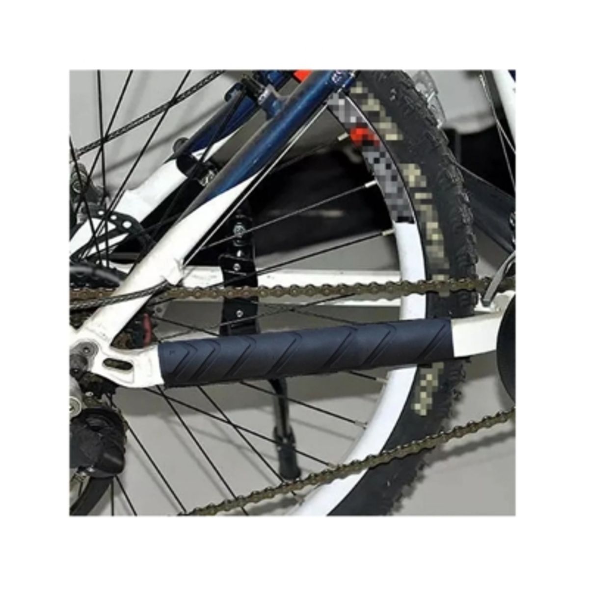 GENERICO - Protector De Cadena Cubre Vaina Inferior Bicicleta