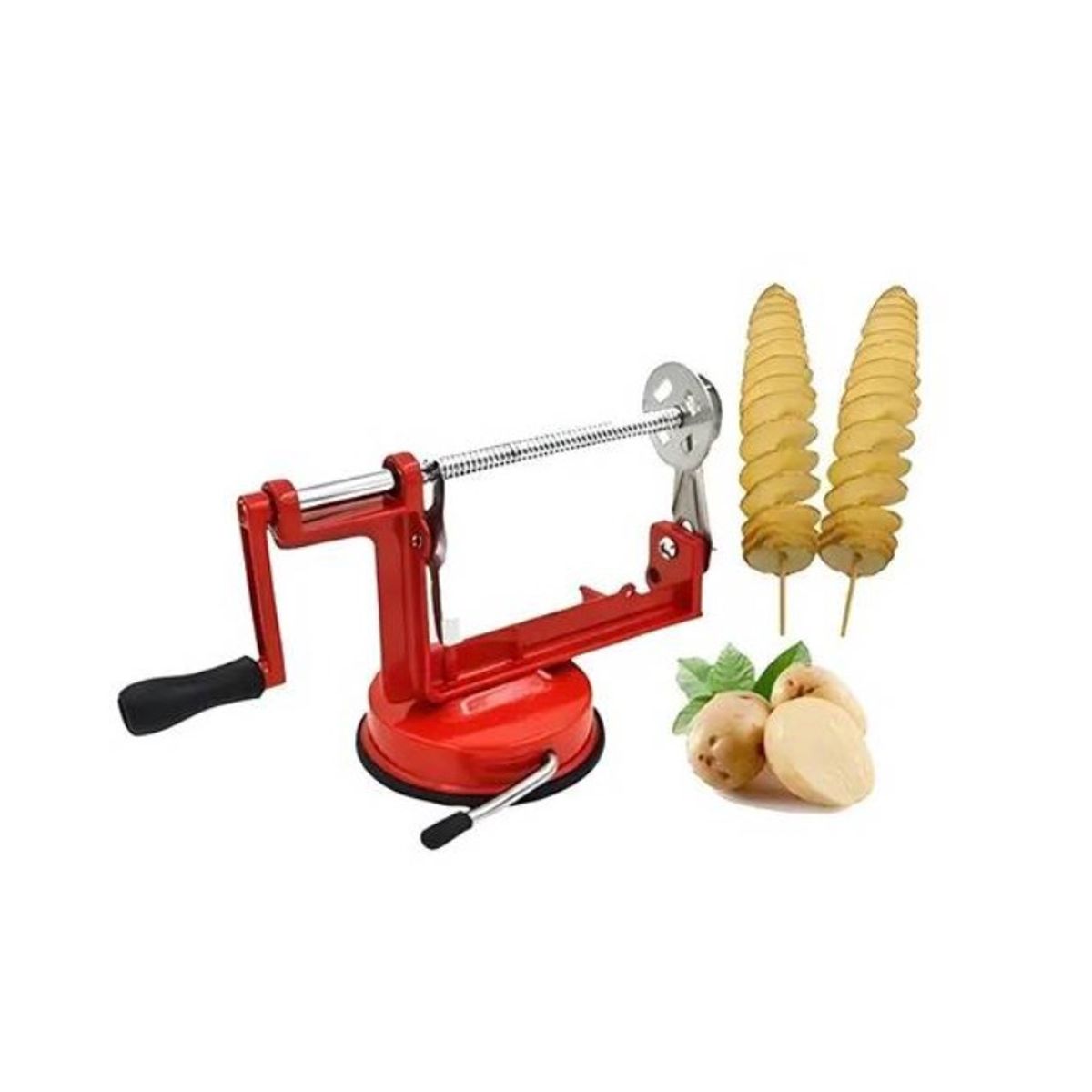 GENERICO - Maquina Pelador Papas Cortador De Verduras Papas Espiral