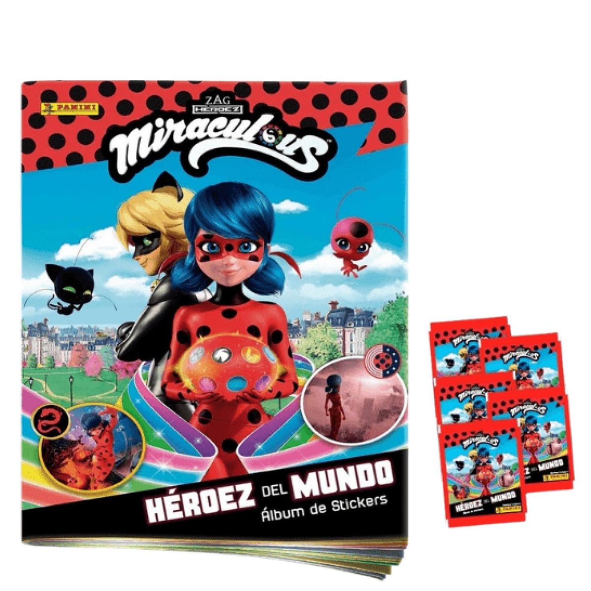 ED FLEUREUS PANINI ESPCA LIBERAILIA EDICIO - MIRACULOUS HEROES DEL MUNDO (INCLUYE 1 ÁLBUM TAPA BLANDA + 50 SOBRES)
