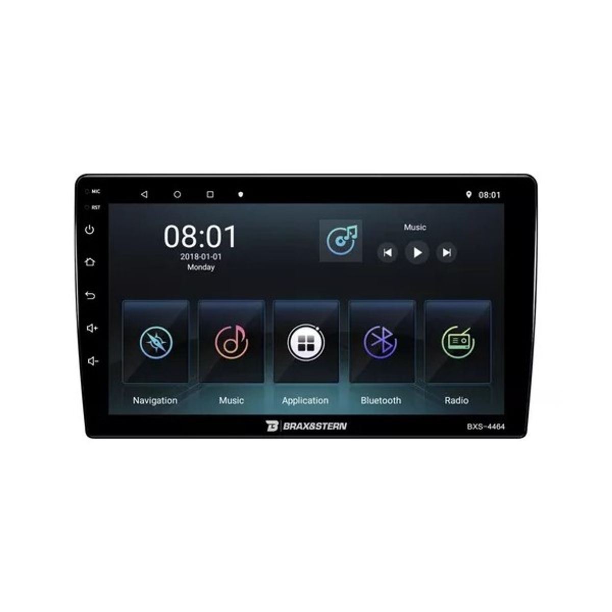BRAXYSTERN - Radio Auto Android 2 Din Hd 9'' 2gb Ram Wifi Gps Bxs-4464