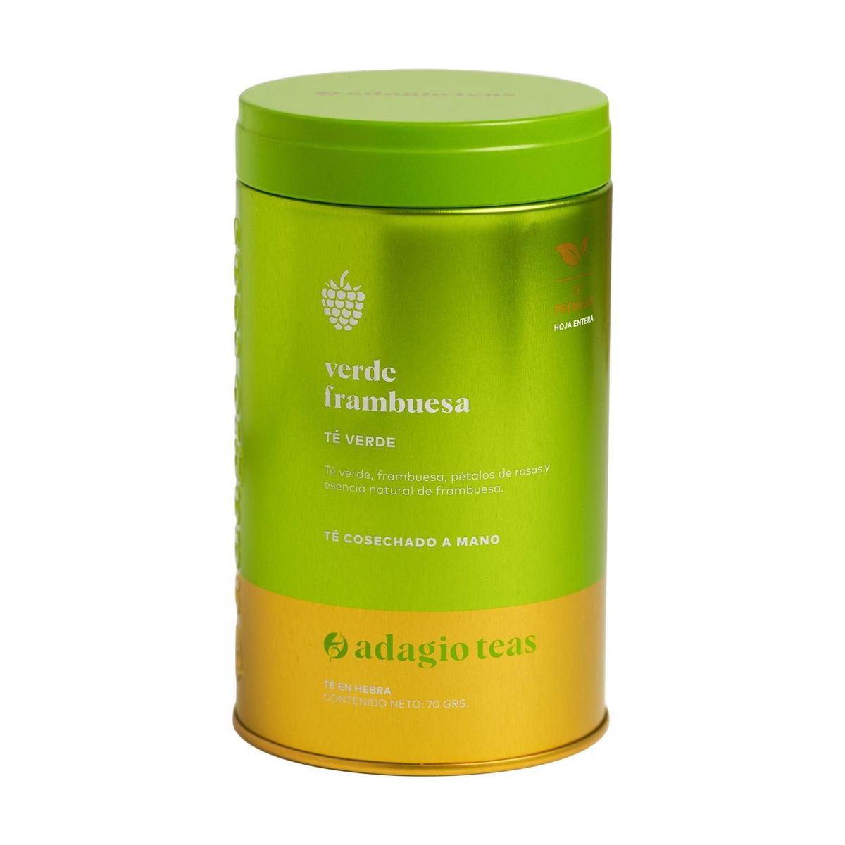 ADAGIO TEAS - Adagio Teas Verde Frambuesa Tin 70 Grs