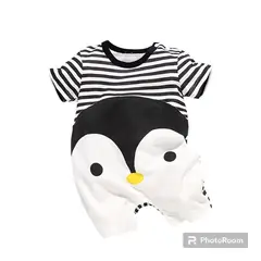 ANGO - Enterito VERANO bebé Algodón PINGUINO