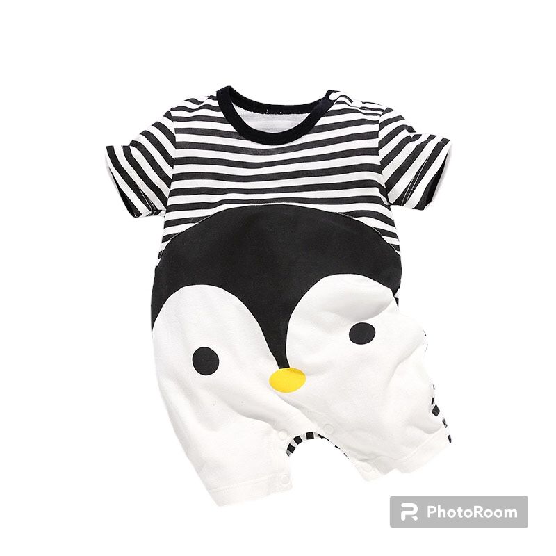 ANGO - Enterito VERANO bebé Algodón PINGUINO