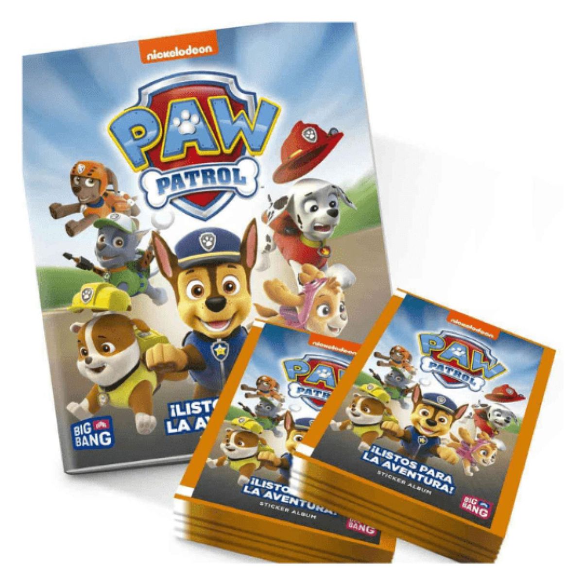 COPAG - PAW PATROL LISTOS PARA LA AVENTURA (INCLUYE 1 ÁLBUN TAPA BLANDA + 50 SOBRES)