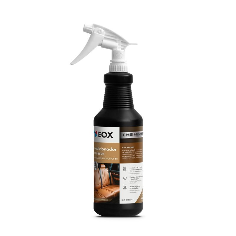 GENERICO - Limpiador y Acondicionador Cueros Leather Gatillo Eox 950 Ml