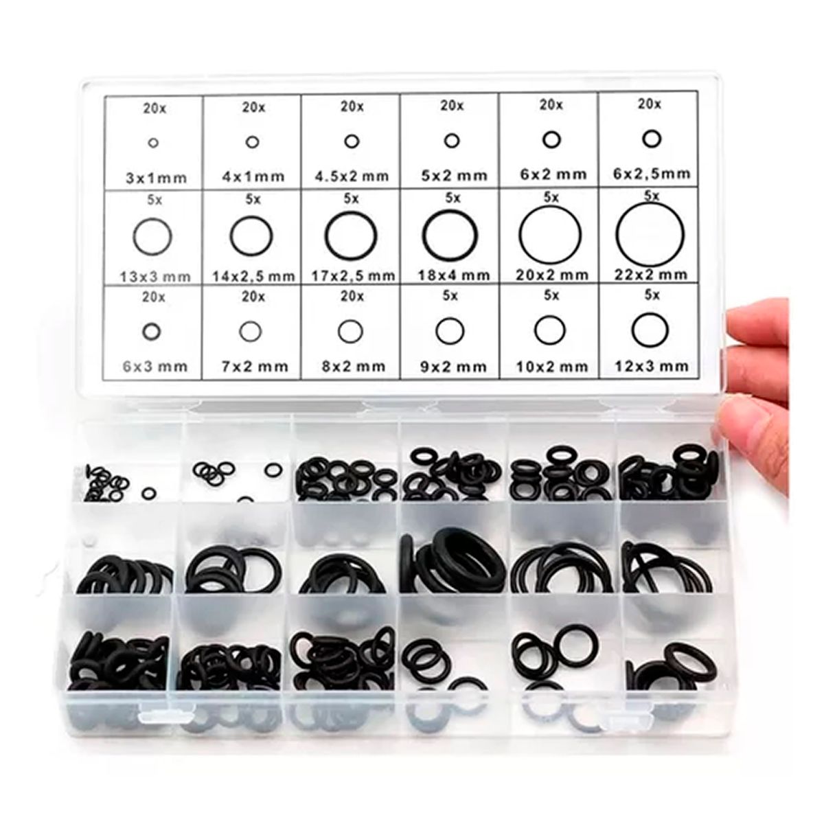 ESHOPANGIE - O-ring Aire Acondicionado Autos 225 Piezas