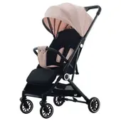 LUBABYCAS - Coche De Paseo Últra Compacto Rosado