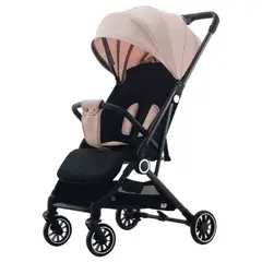 LUBABYCAS - Coche De Paseo Últra Compacto Rosado